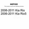 Top Quality Front Tie Rod End Kit For 2006-2011 Kia Rio Rio5 K72-101241